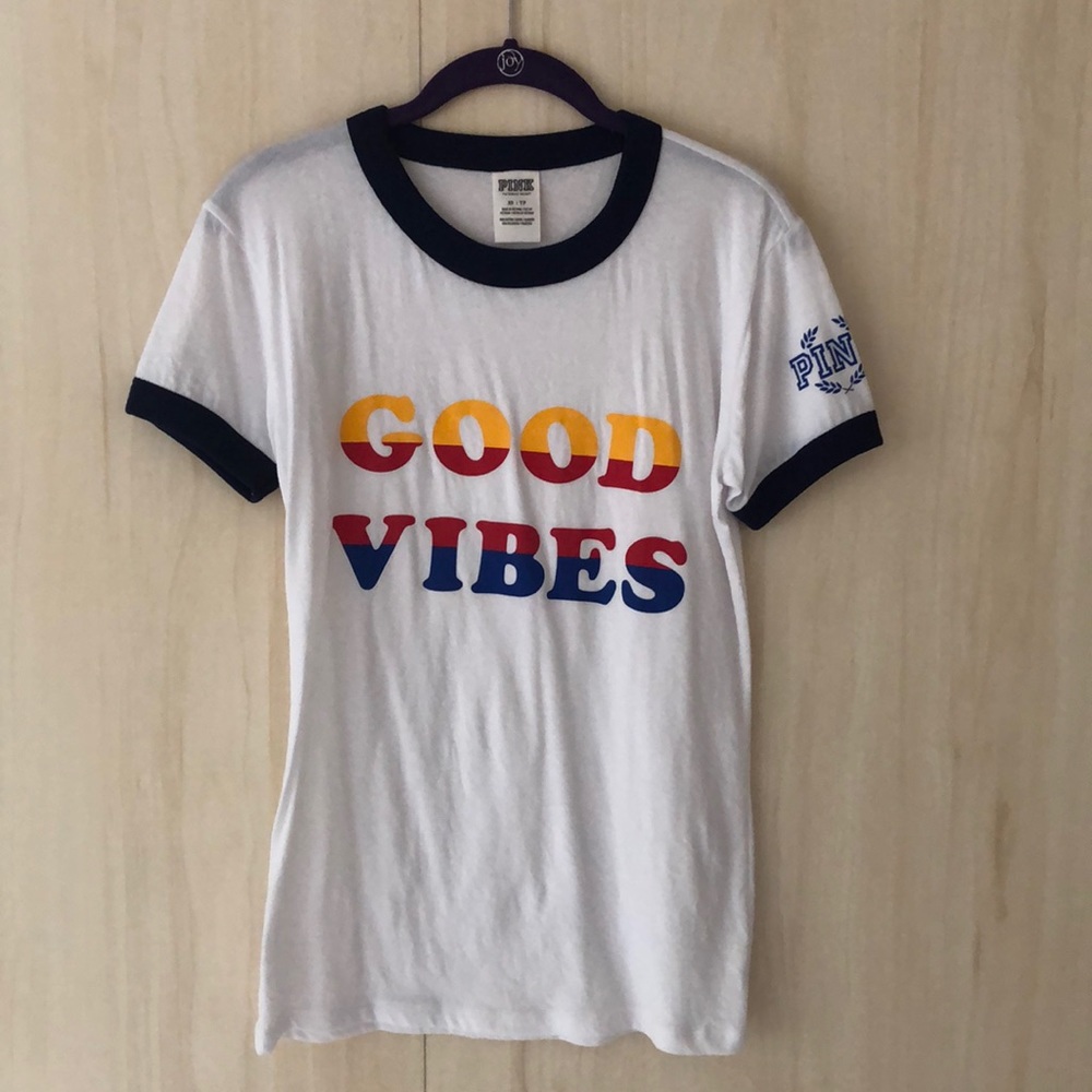 VS Pink Good Vibes T-Shirt